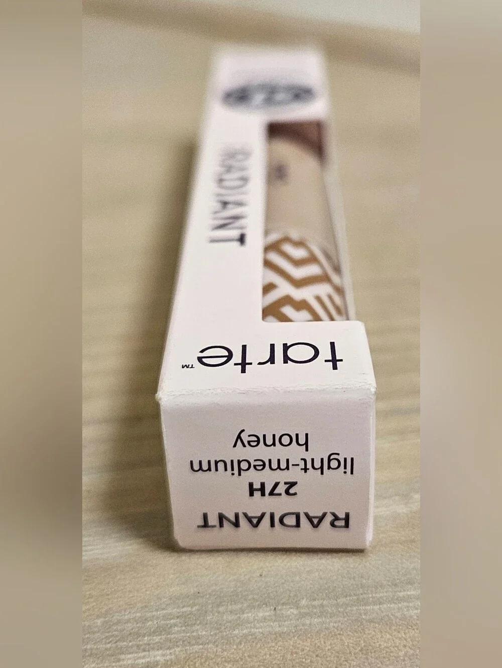 Tarte Shape Tape Radiant Concealer 27H Light Medium Honey Travel Size .033 oz